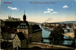 Bamberg, Blick Auf Rathaus Und Klein Venedig - Bamberg