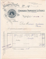 12-Compagnie Fromagère..Fromages De Roquefort....Roquefort..(Aveyron)...1958 - Alimentos