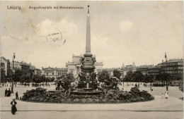 Leipzig, Augustusplatz Mit Mendelbrunnen - Leipzig