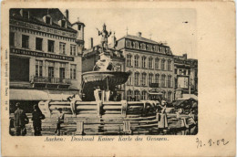 Aachen, Denkmal Kaiser Karls Des Grossen - Aken