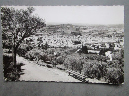 CP 04 Basses Alpes  MANOSQUE -  Vue Générale Et Nouvelle Route Du Mont D'Or , Plantation D'Oliviers , Timbré 1965 - Manosque