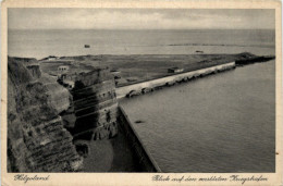 Helgoland, Blick Auf Den Zerstörten Kriegshafen - Helgoland