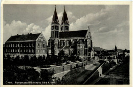 Cham, Redemptoristenkirche Und Kloster - Cham