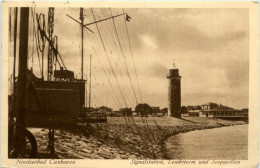 Cuxhaven, Signalstation, Leuchtturm Und Seepavillon - Cuxhaven