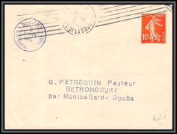 75067 10c Rouge Camée SEC E21 Sans Date Maury Paris 1914 Semeuse Entier Postal Stationery Enveloppe France - Standard Covers & Stamped On Demand (before 1995)