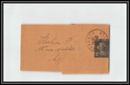 75056 2c Camée SEC B1 Semeuse Hayange Moselle Entier Postal Stationery Bande Journal Wrapper France - Streifbänder