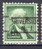 NJ-596; USA Precancel/Vorausentwertung/Preo; RIVERSIDE (NJ), Type 802 - Préoblitérés