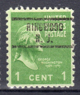 NJ-591; USA Precancel/Vorausentwertung/Preo; RINGOES (NJ), Type 729 - Préoblitérés