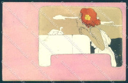 Artist Signed Kirchner R. Lady G.9.a-8 MM Vienne CORNER CREASED Postcard VK8466 - Other & Unclassified