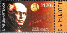 Artsakh 2021 "A. Sakharov (1921-1989) Laureate Of The Nobel Prize"For Peace And Human Rights"(1975) 1v Quality:100% - Armenië