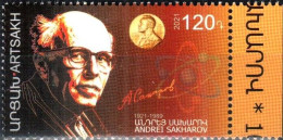 Artsakh 2021 "A. Sakharov (1921-1989) Laureate Of The Nobel Prize"For Peace And Human Rights"(1975) 1v Quality:100% - Arménie