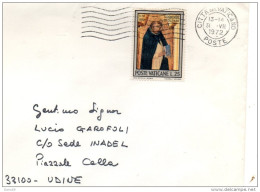 1972  LETTERA CON ANNULLO CITTÀ DEL VATICANO - Briefe U. Dokumente