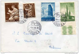 1966  LETTERA  CON ANNULLO CITTÀ DEL VATICANO - Briefe U. Dokumente