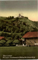 Bad Sulza, Am Luisen Gradierwerk Mit Blick Auf Die Sonnenburg - Weimar