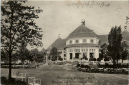 München - Ausstellung 1908, Blick Auf Hauptrestaurant Vom Park - Muenchen
