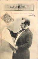 Zeitungs CPA L'Aurore, Journaux Et Lecteurs, Dreyfus Affär, Titelblatt Vom 13. Januar 1898 - Sonstige & Ohne Zuordnung
