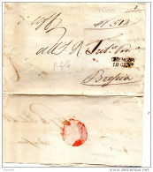 1844  LETTERA CON ANNULLO  CREMONA - ...-1850 Préphilatélie