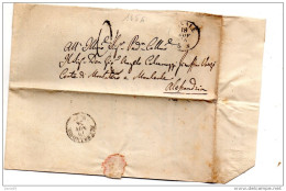 1856  LETTERA CON ANNULLO CASALE ALESSANDRIA - 1. ...-1850 Prephilately