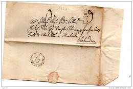 1856  LETTERA CON ANNULLO CASALE ALESSANDRIA - ...-1850 Voorfilatelie