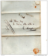 1829 LETTERA CON ANNULLO  MONDOVI CUNEO - 1. ...-1850 Prephilately