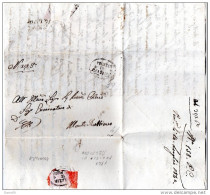 1840 LETTERA CON ANNULLO POLIZIA DI SANT'ELPIDIO FERMO - ...-1850 Voorfilatelie