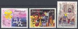 Feroe 130/132 ** MNH. 1986 - Isole Faroer