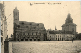 Nieuport-Ville - Halles Et Grand Place - Nieuwpoort