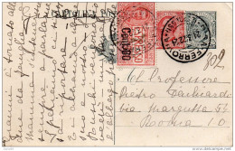 1922    CARTOLINA ESPRESSO CON ANNULLO  PISA - Stamped Stationery