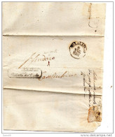 1861 LETTERA CON ANNULLO VALLO SALERNO - ...-1850 Préphilatélie