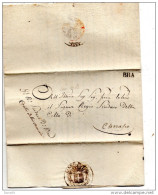 LETTERA CON ANNULLO BRA CUNEO - 1. ...-1850 Vorphilatelie