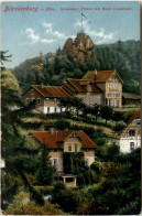 Blankenburg A. Harz, Grossvater Felsen Mit Hotel Grossvater - Blankenburg