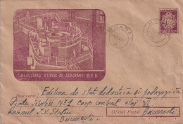 A24615 - ATOMIC NUCLEAR REACTOR 1959 ENTIER POSTAL STATIONERY ROMANIA, COVER STATIONERY - Enteros Postales