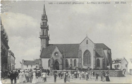 Cantarec - 1915 - Belle Animation Place De L'Eglise # 6-21/30 - Carantec