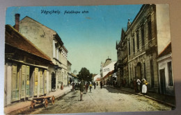 OLD POSTCARD SLOVAKIA TRENCIN VAGUJHELY FELSOKAPU UTCA   SCHWITZER JOZSEF KIADASA 1913-15.AK 1914 - Slovaquie