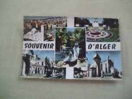 Carte Postale Ancienne 1957 SOUVENIR D'ALGER Multi-vues - Algerien