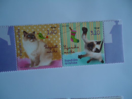 CROATIA MNH   STAMPS   CATS   CAT 2012 - Domestic Cats