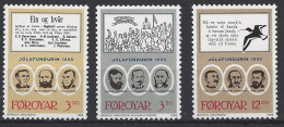 Feroe 166/168 ** MNH. 1988 - Färöer Inseln