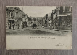 Bonsecours : Descente Grand Rue : Carte Dos Non Divisé Envoyée En 1903 - Peruwelz