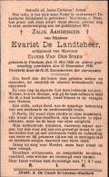 Evarist De Landtsheer (1856-1930) - Devotieprenten