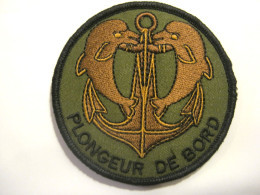 ECUSSON MARINE NATIONALE PLONGEUR DE BORD SCRATCH AU DOS 80MM - Marinera