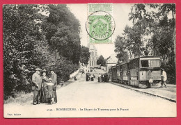 C.P. Bonsecours  = Le  Départ  Du TRAMWAY  Pour  La FRANCE - Péruwelz