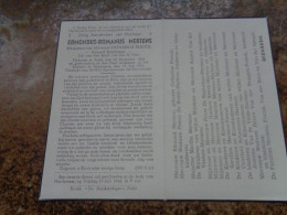 Doodsprentje/Bidprentje  EDMONDUS ROMANUS MERTENS  Aalst 1866-1946 Klooster Herdersem (Echtg C. FRANCK) - Autres & Non Classés