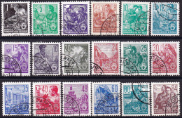DDR 1953 Mi-Nr 362 379 18 Valeurs Gestempelt / Used / Oblitérés - Used Stamps