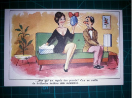 ARGENTINE, Carte Postale Vintage, Illustration Amusante Avec Des Caricatures Drôles Et Hilarantes. Comédie, Humour.. - Humour