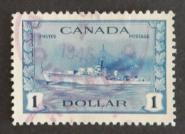 CANADA YT 218 OBLITÉRÉ "DESTROYER IROQUOIS" ANNÉES 1943/1948 - Used Stamps