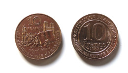 20 Francs Commémoratifs 1986 / 1987 - 10 Francs