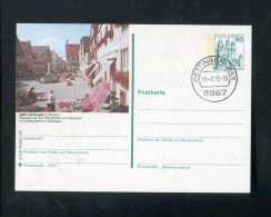 "BUNDESREPUBLIK DEUTSCHLAND" 1979, Bildpostkarte Mit Bildgleichem Stempel Ex "OETTINGEN" (A1118) - Geïllustreerde Postkaarten - Gebruikt