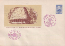 A24625 -  PEASANT HOUSE APUSENI MOUNTAIN 1961 VERY RARE! COVER STATIONERY ENTIER POSTAL UNUSED ROMANIA - Entiers Postaux