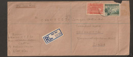 Malaya 1958 Kedah And Malaya Tamp Combined Used From Alor Star To India Long Cover (L1) - Kedah