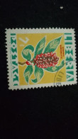 LİBERYA--1955   7 C      DAMGALI  FLOWERS - Liberia